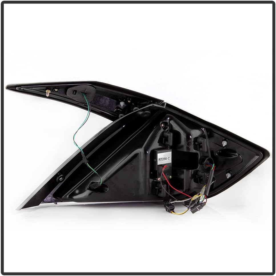 2016-2018 Honda Civic Sedan Black Housing Smoked Lens LED Tail Lights X636