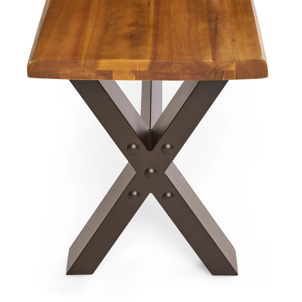 3 Piece Acacia Wood Picnic Dining Set T65320