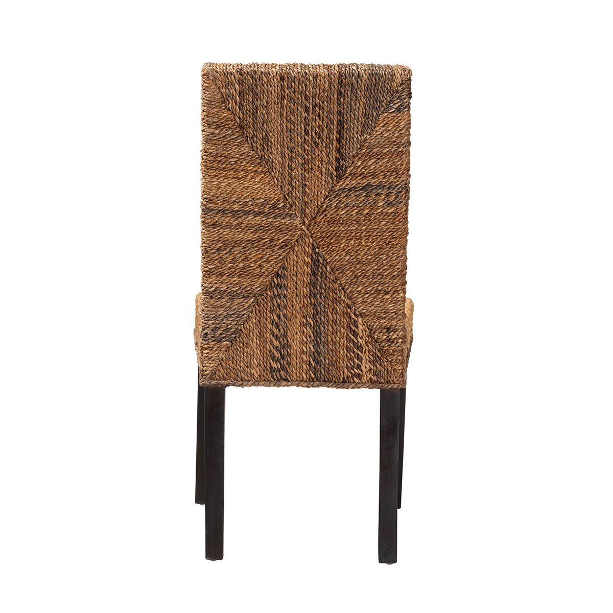 Dark Brown Mahogany Wood Dining Chair P1649