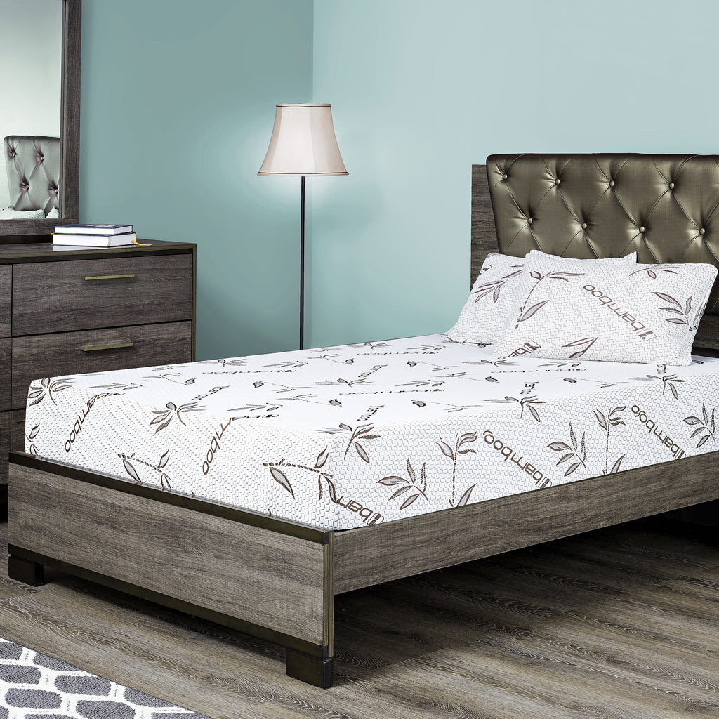 6 Inch Gel Memory Foam Mattress with Bamboo Cover N547