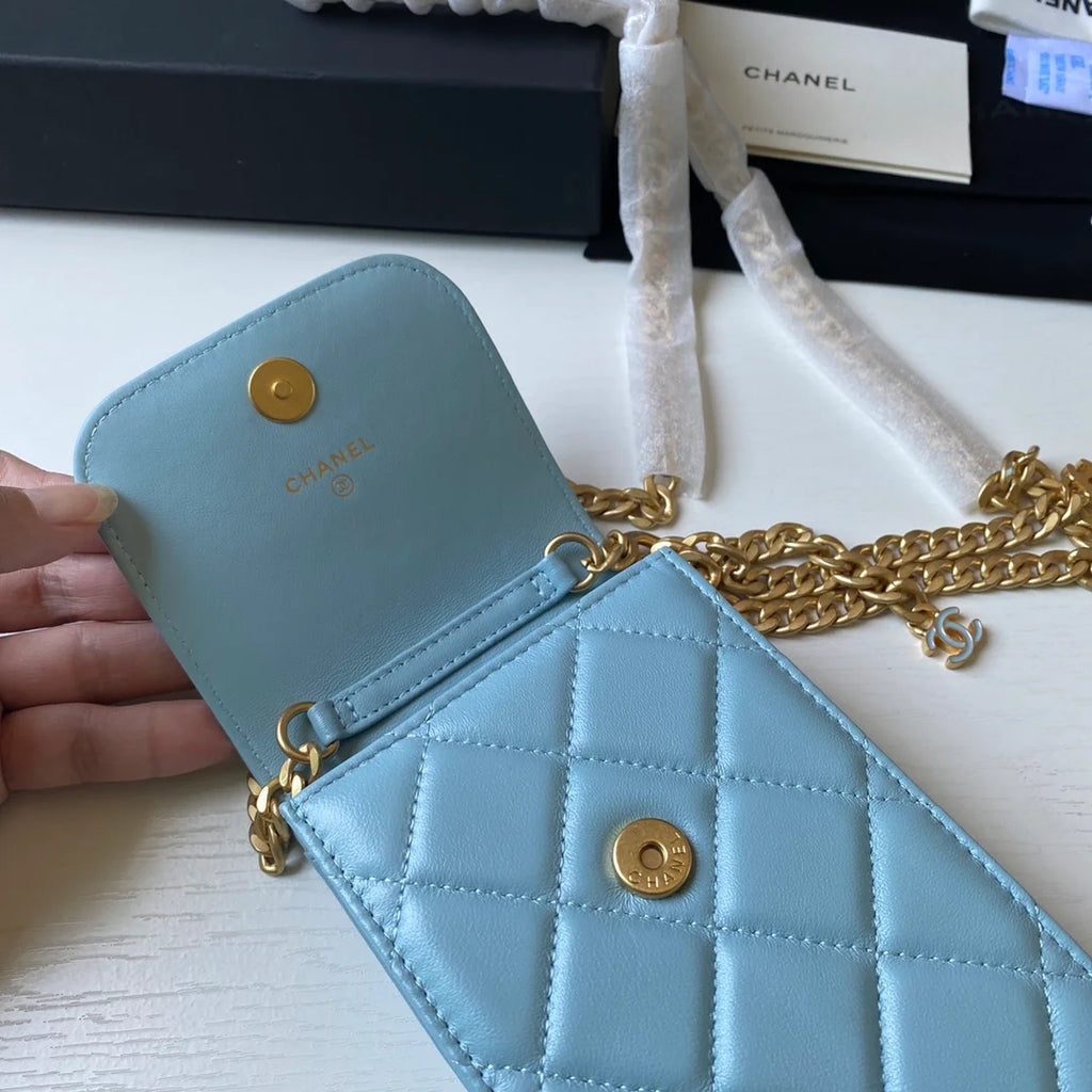 Blue Phone Holder Bag B1142