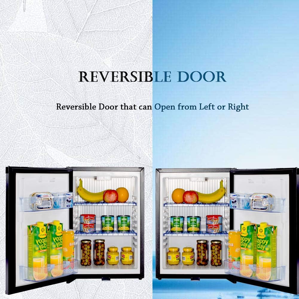 12V Compact Refrigerator with Lock, 36 qt F269