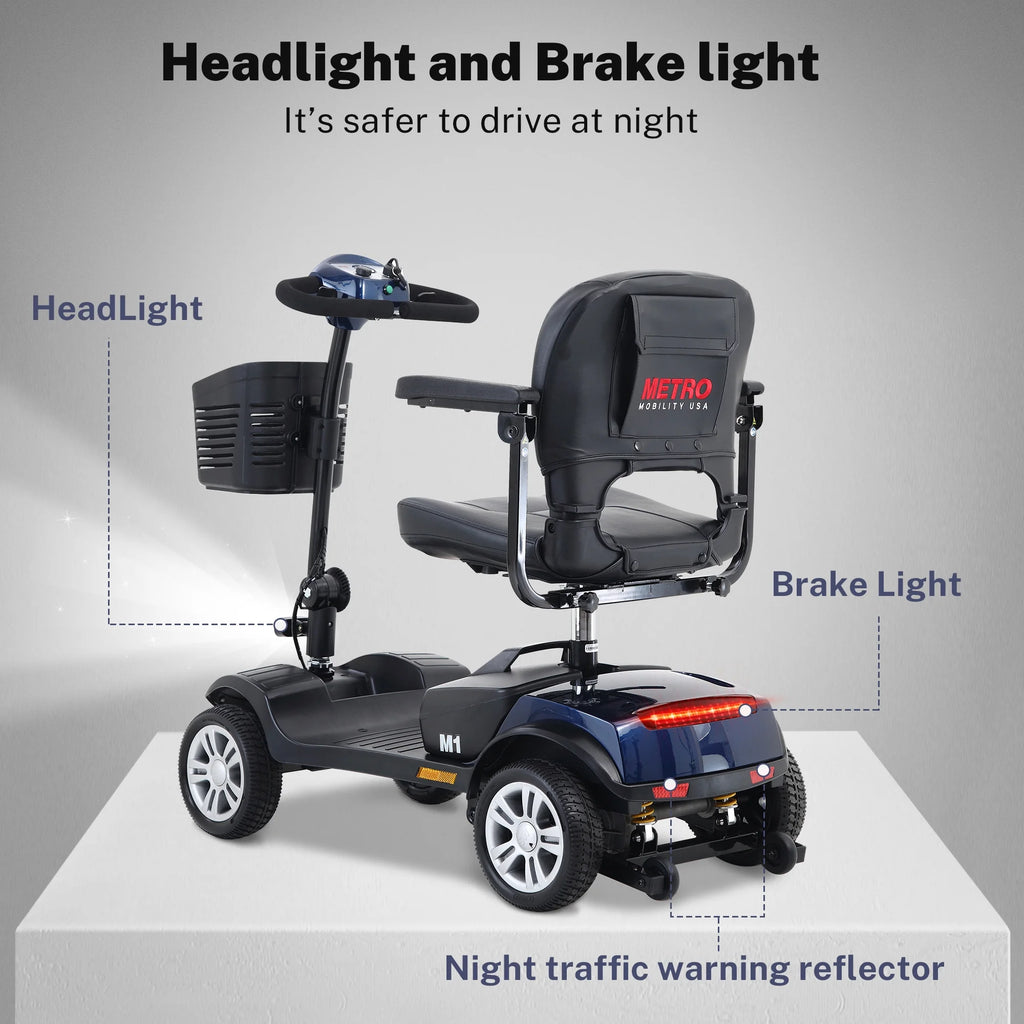 Blue 4 Wheel Mobility Scooter R4709