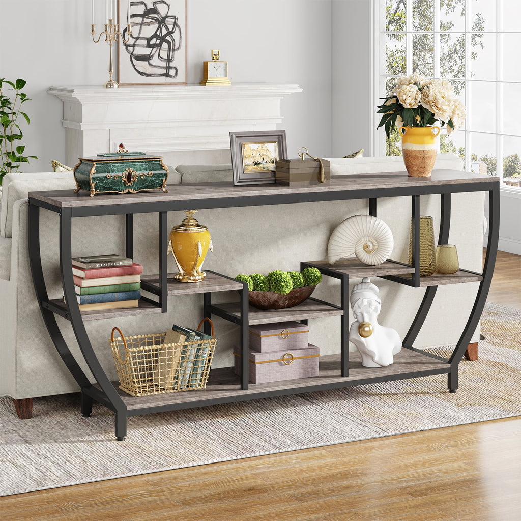 70.9 Inches Console Table with Shelves J5364