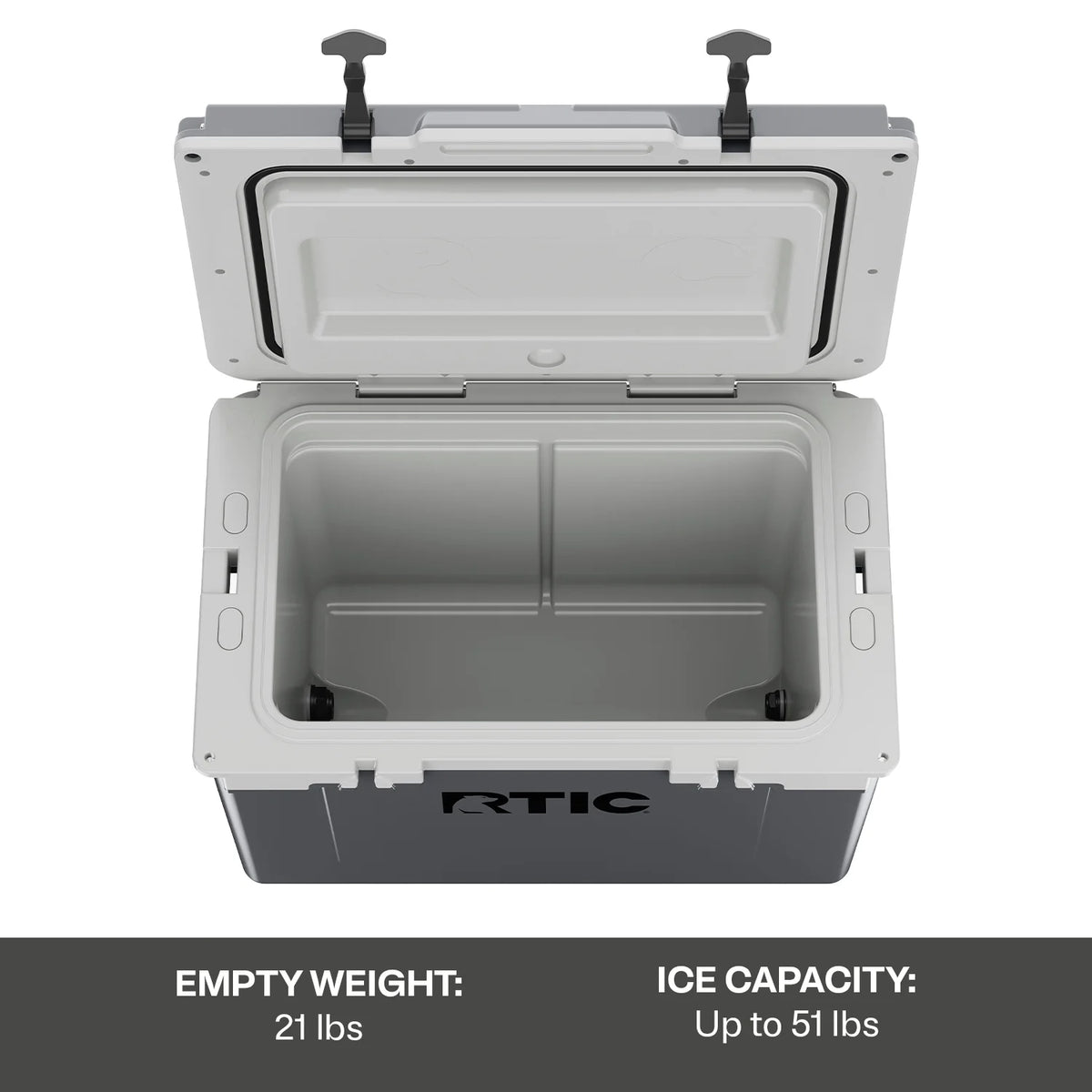 52 QT Ultra-Light Hard-Sided Ice Chest Cooler N42802