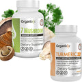 Turmeric Curcumin & Organic Mushroom Supplement 60 Vegetarian Capsules M371595