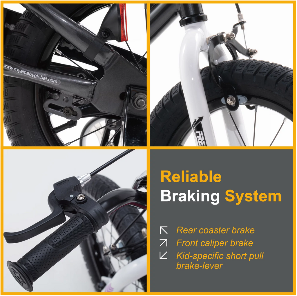 14 In Black Kids Bike with Training Wheels K22757