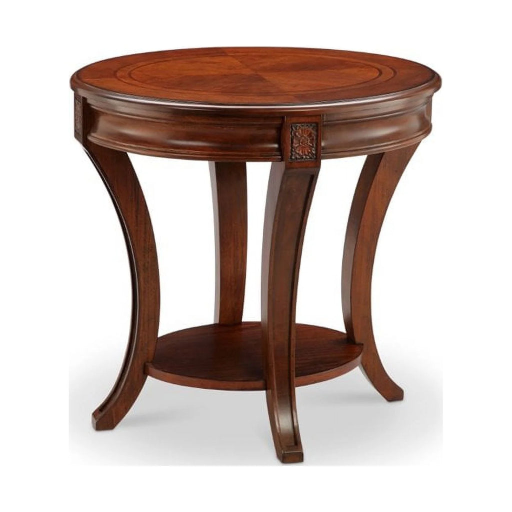 Set of 2 Oval End Table in Cherry R155