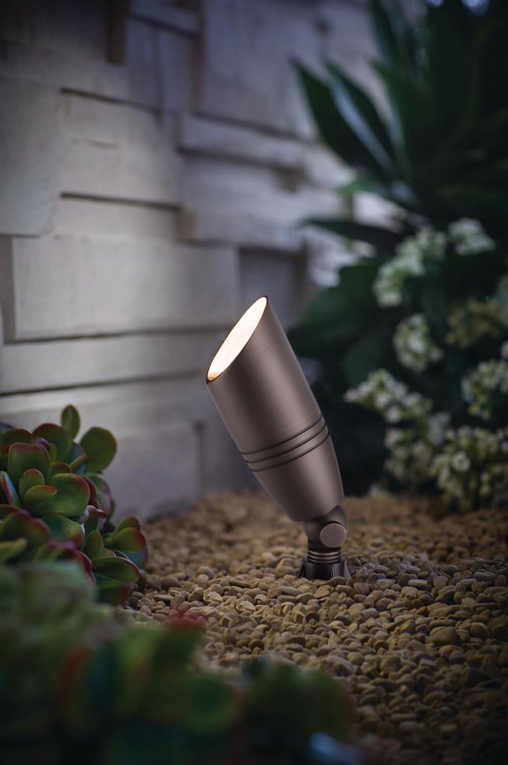 Solid Brass 6 Packs 12V Low Voltage Waterproof Landscape Spotlight V375