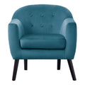 Blue Velvet Upholstered Accent Chair I400