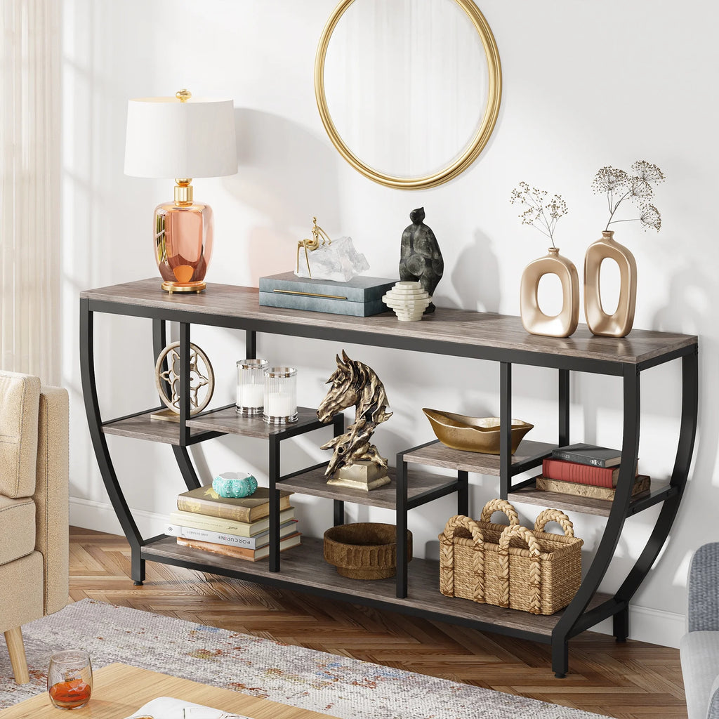 70.9 Inches Console Table with Shelves J5364