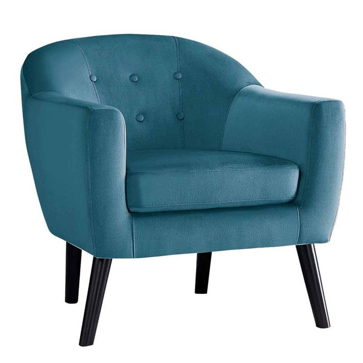 Blue Velvet Upholstered Accent Chair I400