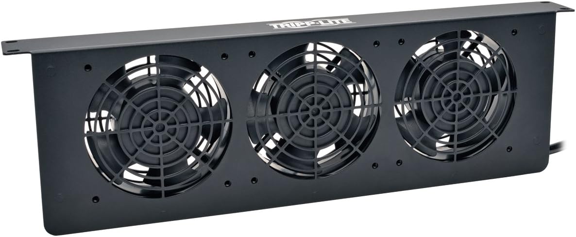 1U Cooling Fan Tray with 3 120V Fans, Black Z1625