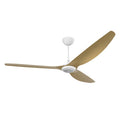 84 Ceiling Fan with Caramel Aluminum Blades and White Finish L128
