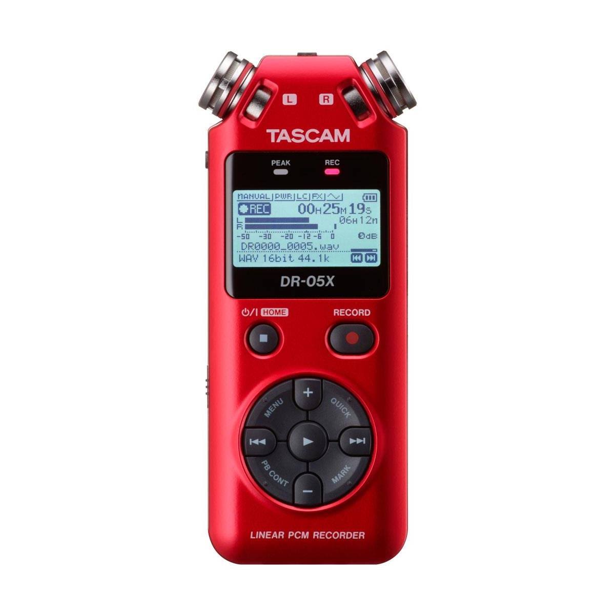 Red Stereo Handheld Digital-Audio Recorder W320