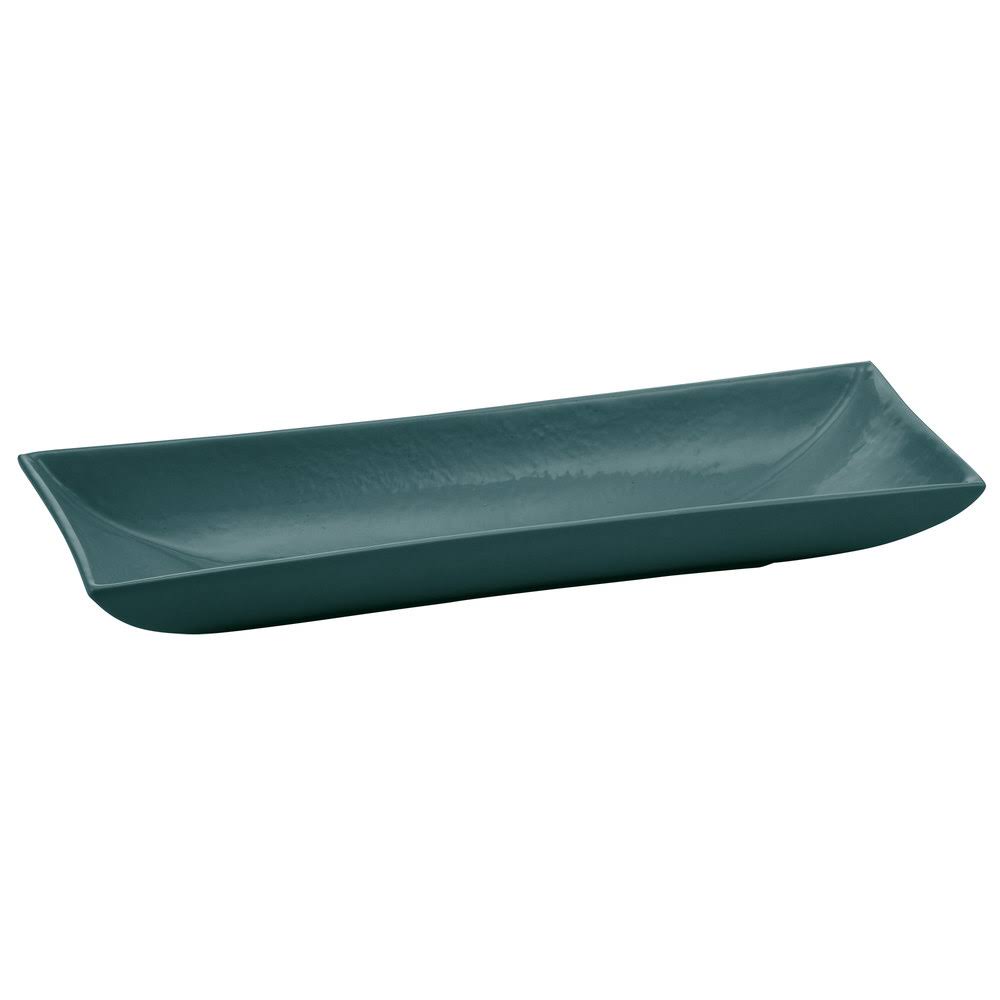 Hunter Green Cast Aluminum Flared Rectangular Platter L522