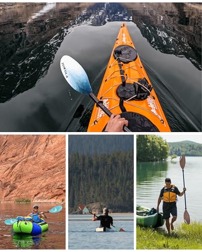 Adjustable Carbon Shaft PP Blade Kayak Paddle V60851