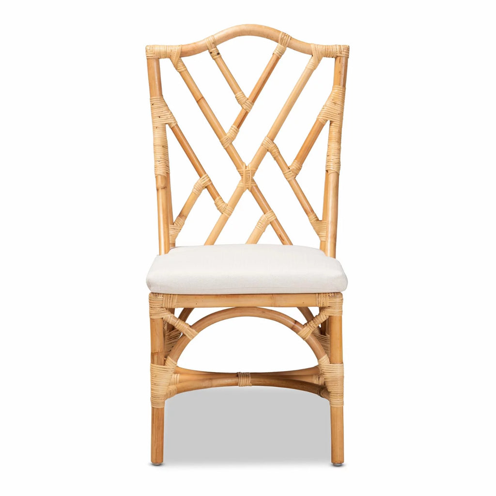 Natural Finished Rattan Chair Z8112