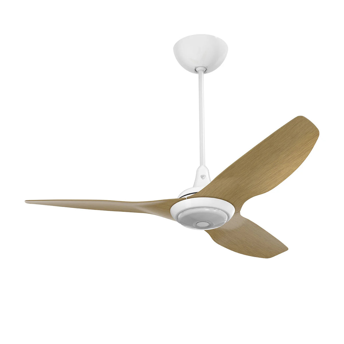 52 Ceiling Fan with Caramel Aluminum Blades and White Finish S7269