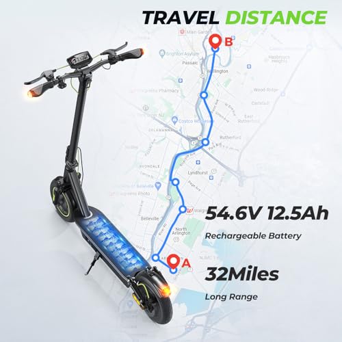 800W 10 Inch Tires Foldable Electric Scooter U811