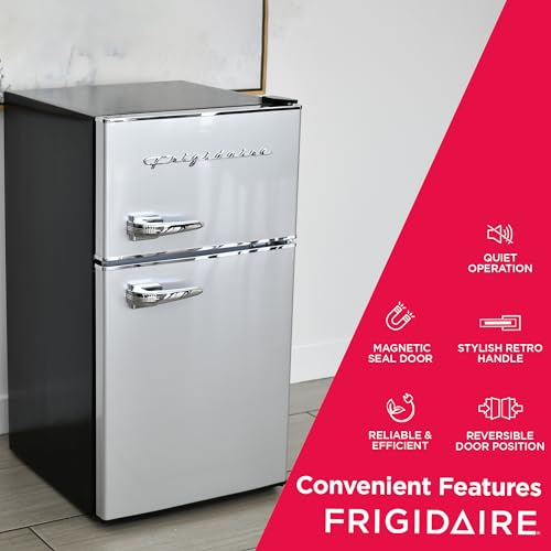 Compact Stainless Steel Top-Freezer Refrigerator 3.2 cu ft A96941