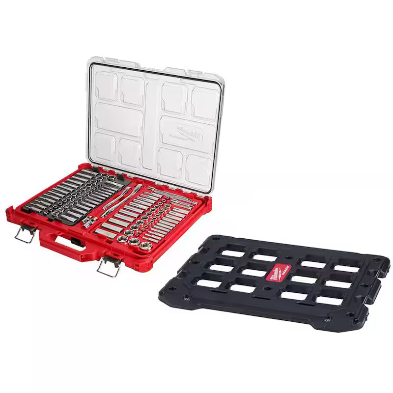 106-Piece SAE/Metric Ratchet and Socket Mechanics Tool Set with Case B9678