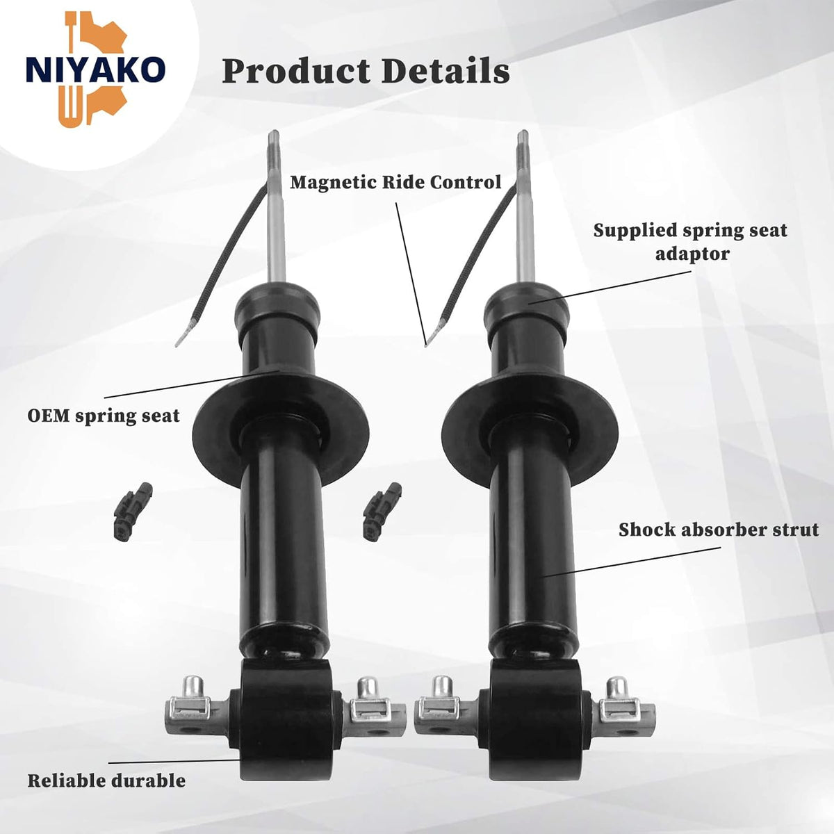 Front Shock Absorbers Pair A490