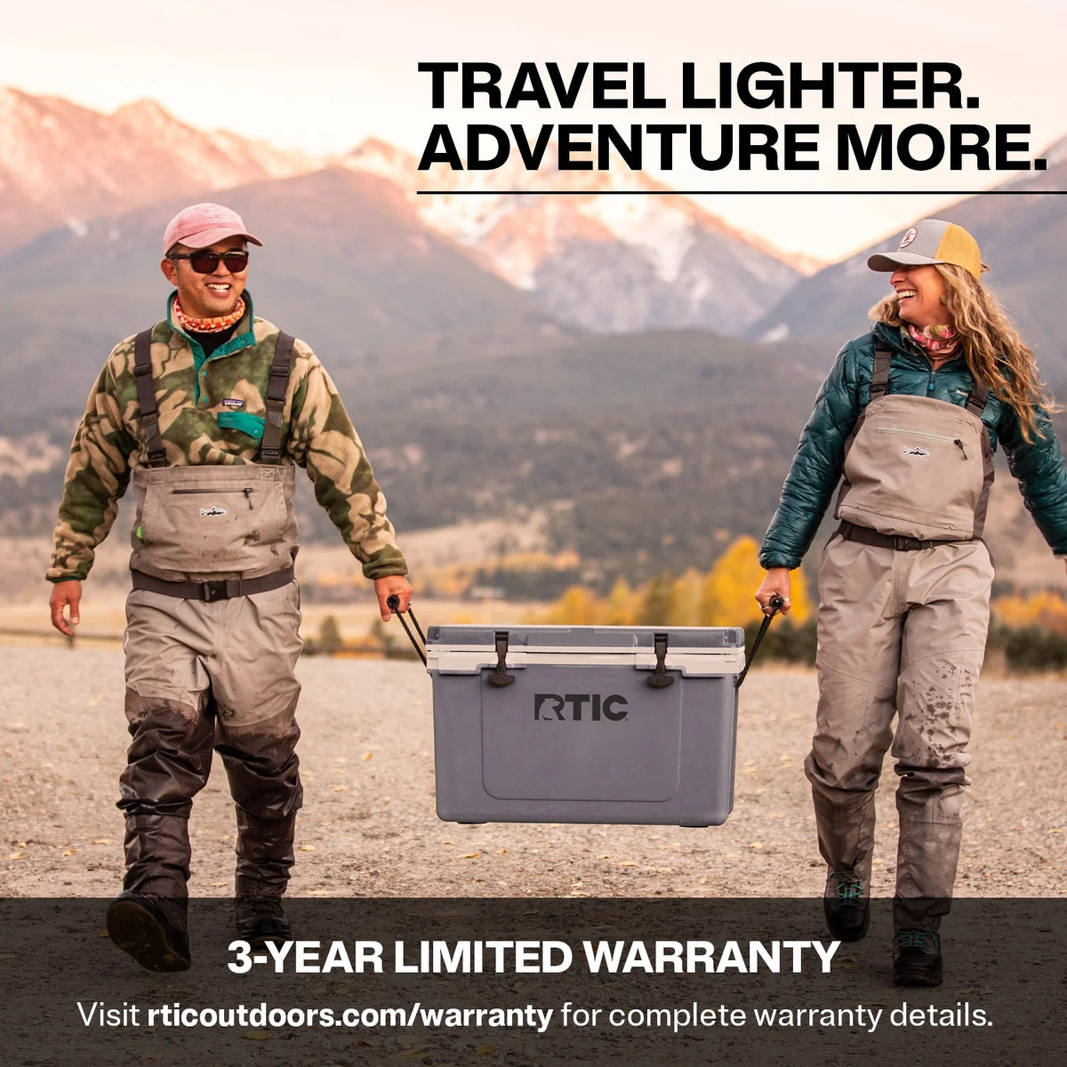 52 QT Ultra-Light Hard-Sided Ice Chest Cooler N42802