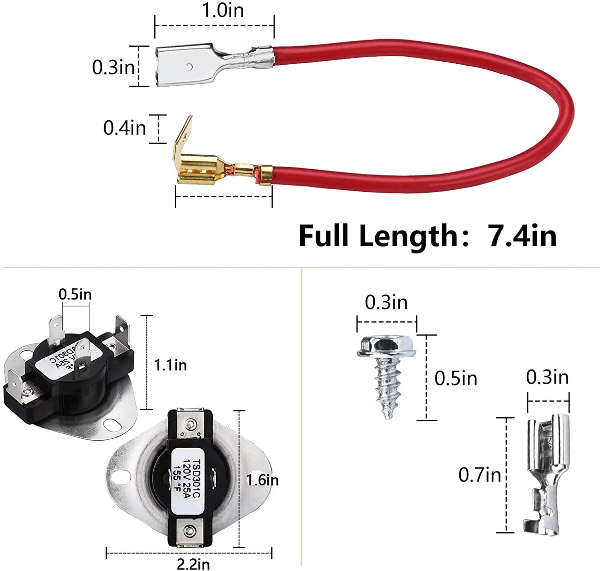 Dryer Heating Element Kit with Thermostat N959411