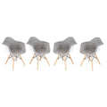 Velvet Accent Chair Set of 4 S674296