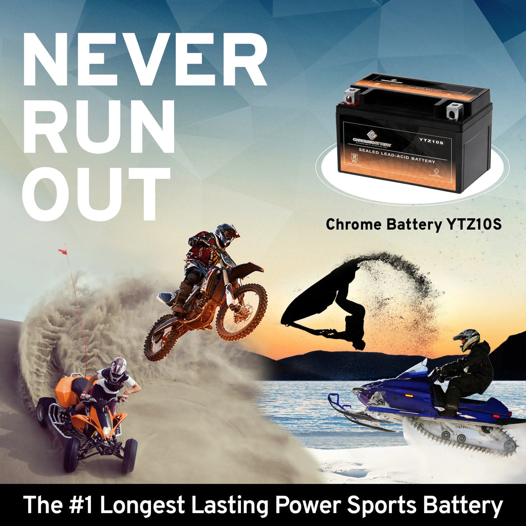 12 Volts 8.6 Ah 190 Cca Motorcycle Battery O764530
