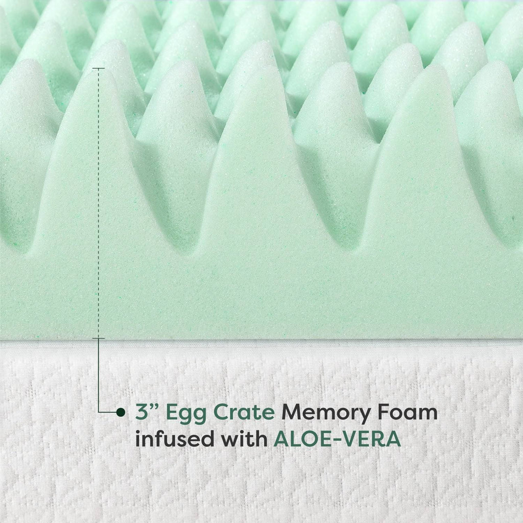 3 inch Memory Foam Mattress Topper J959491