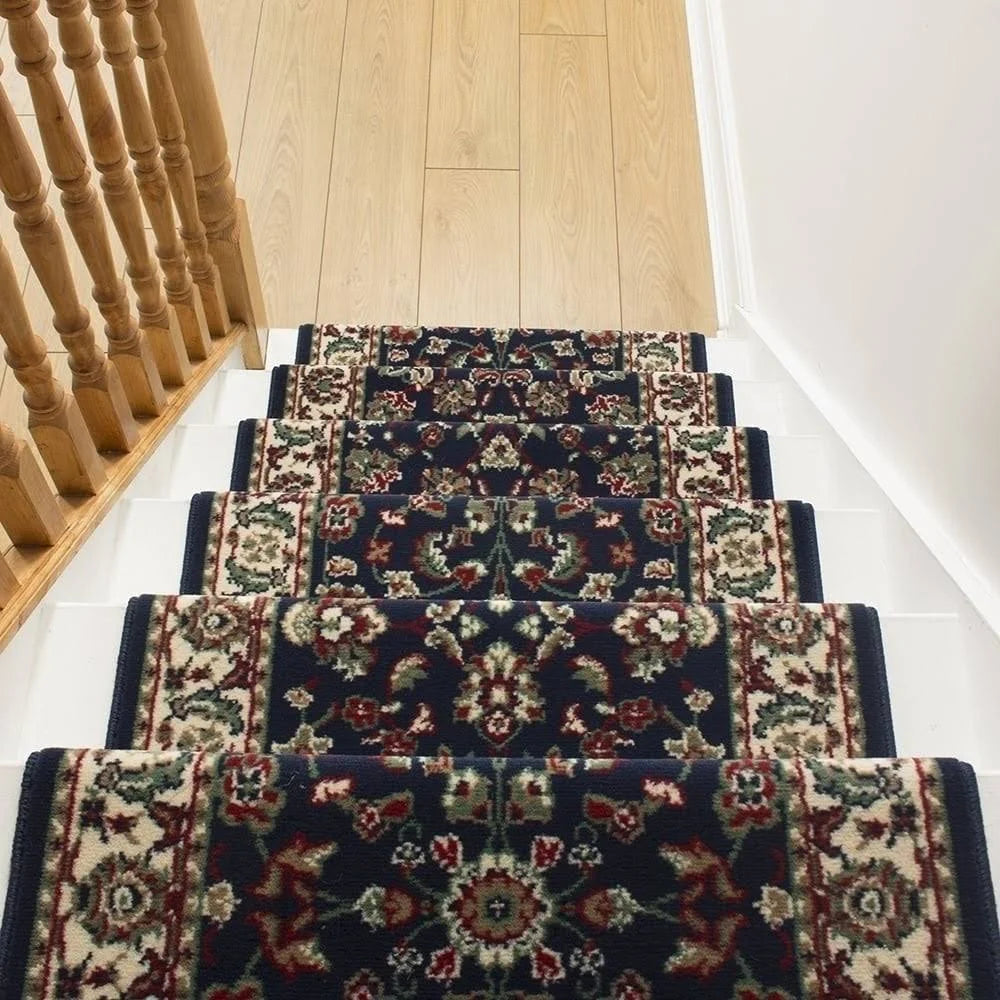 Persian Blue Stair Carpet Runner W8280