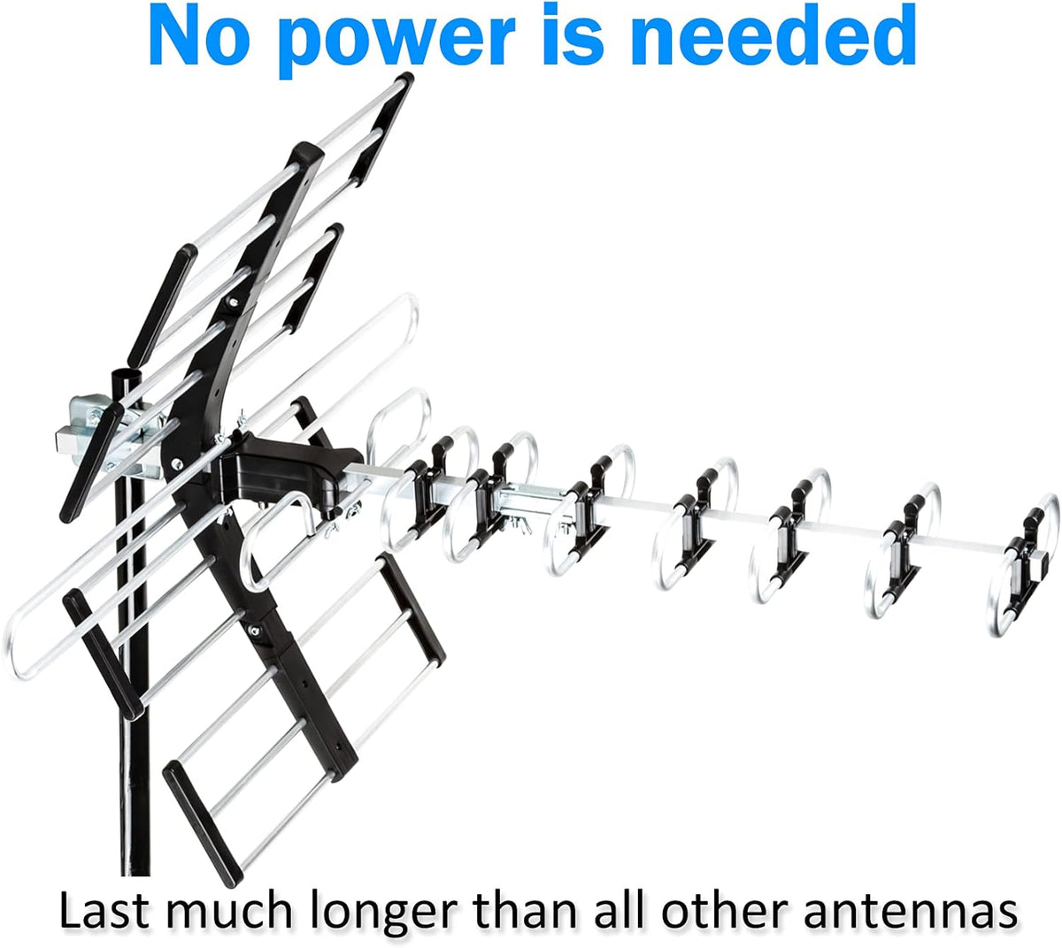 Outdoor HDTV Antenna up to 200 Mile Long Range M869