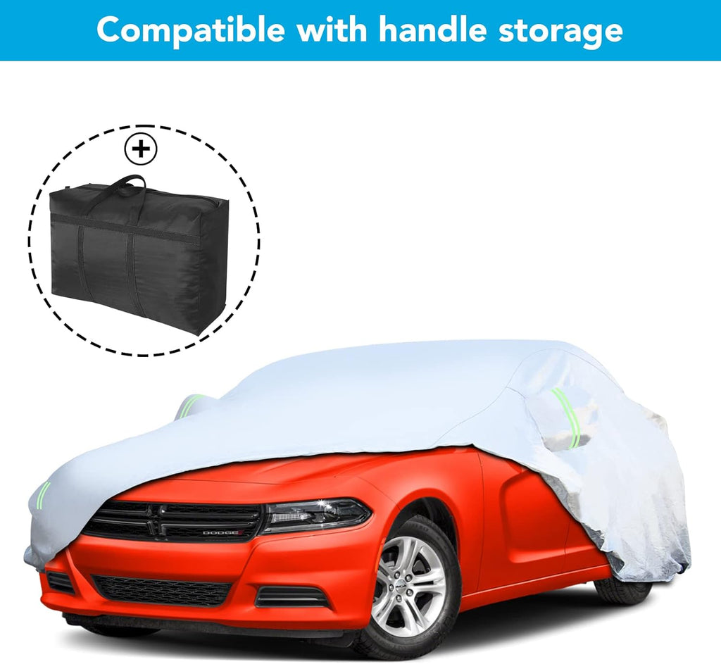 Waterproof All Weather Car Cover with Zipper O204