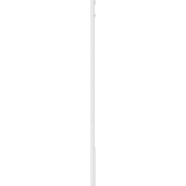 PVC Raised Panel Pilaster with Decorative Capital & Base (Pair) G155