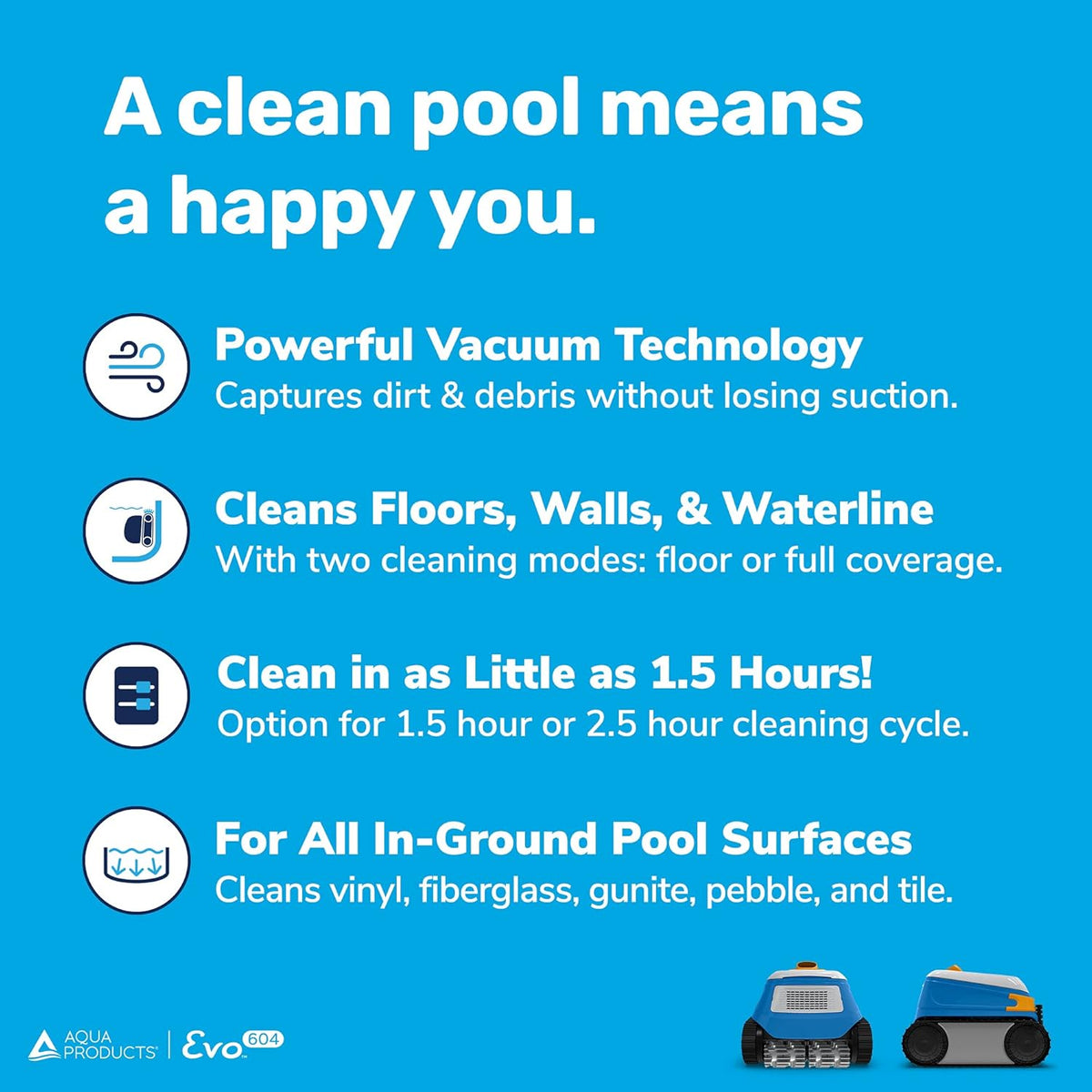 Robotic Pool Cleaner with 60ft Cable M449648