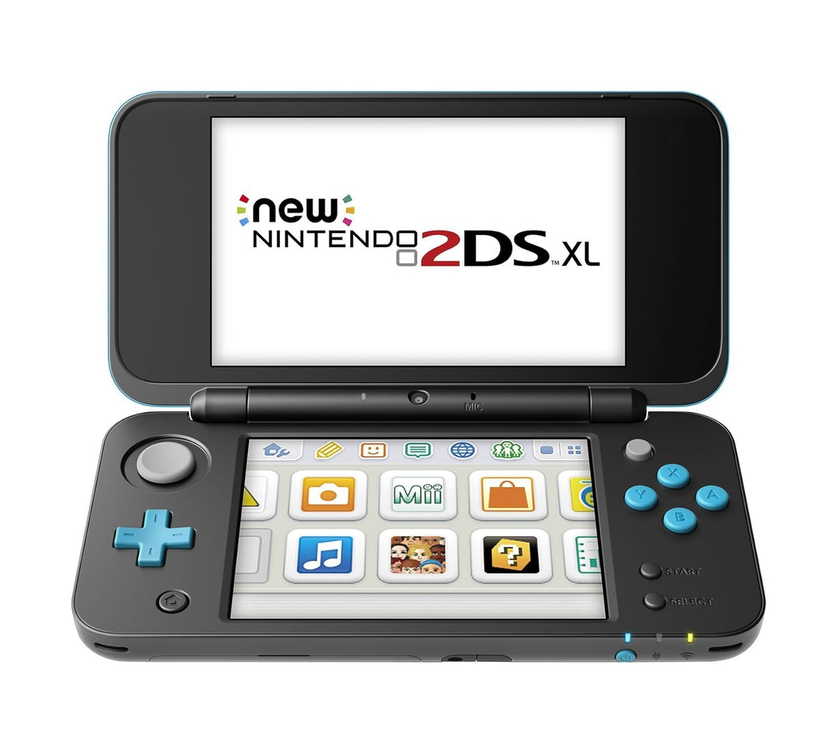 Black Turquoise Nintendo 2DS XL Q14088
