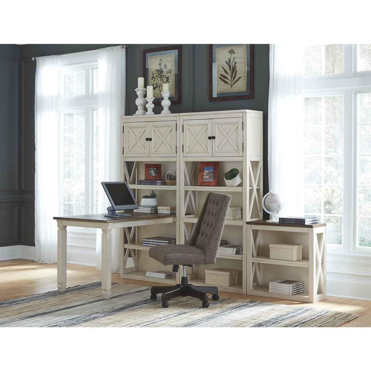 Two-Tone Large Bookcase A938