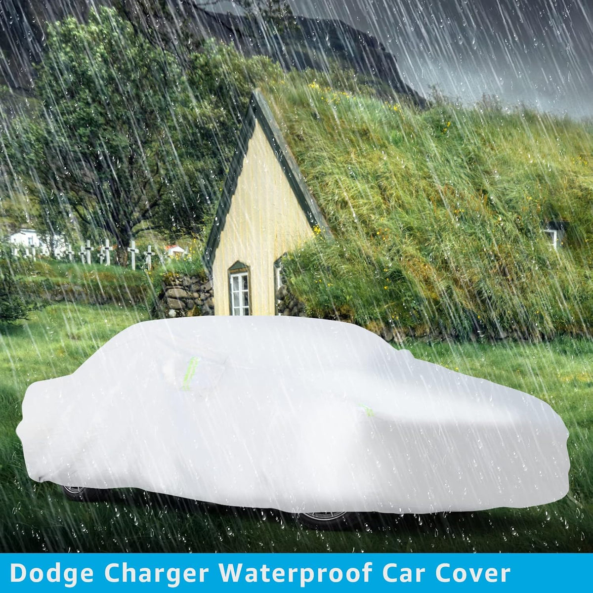 Waterproof All Weather Car Cover with Zipper O204