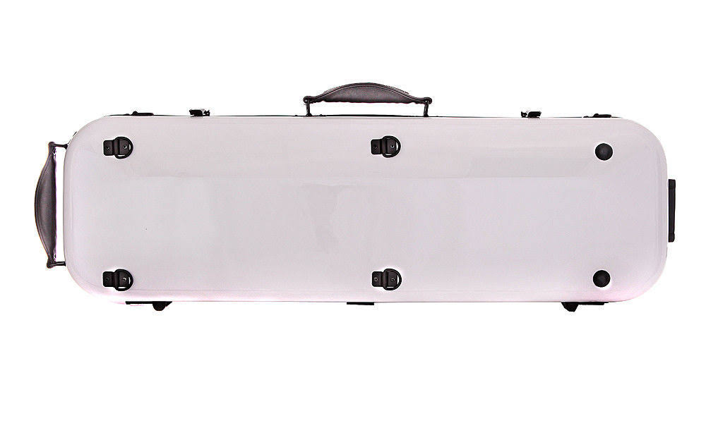 Fiberglass Oblong White Violin Case U1817