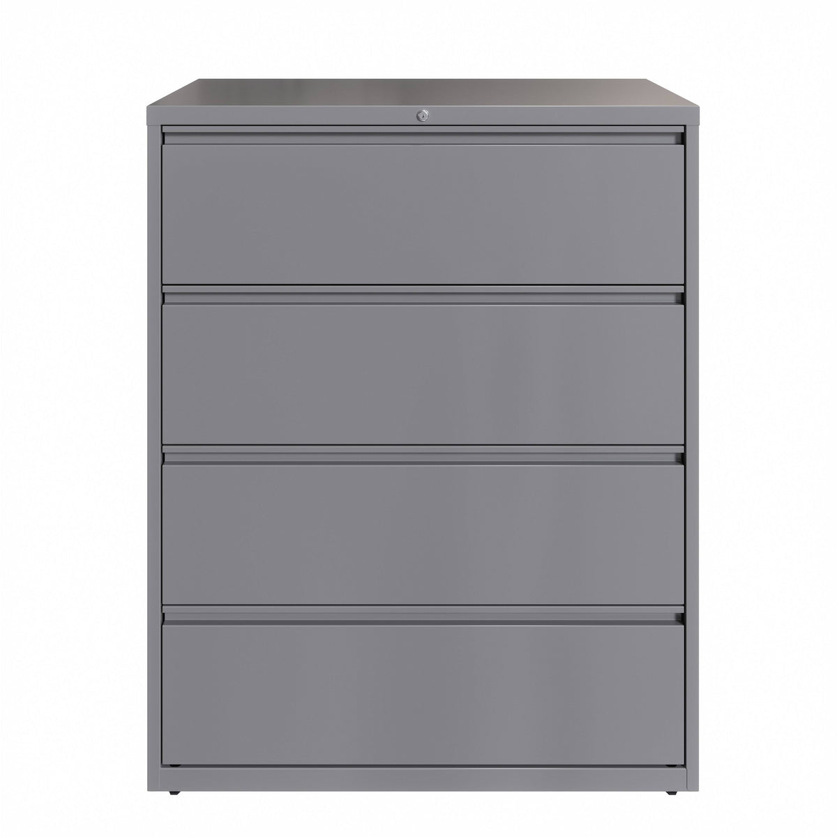 42-in Wide 4 Drawer Lateral File Cabinet Arctic Silver W62056