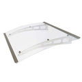 47 inchx35 inch Polycarbonate Door Awning X27942