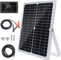 20W 12V Solar Panel Kit with 10A PWM Charge Controller and Mount Tilt Rack Bracket I49011