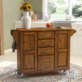 Kitchen Island with Solid Wood Top X216996