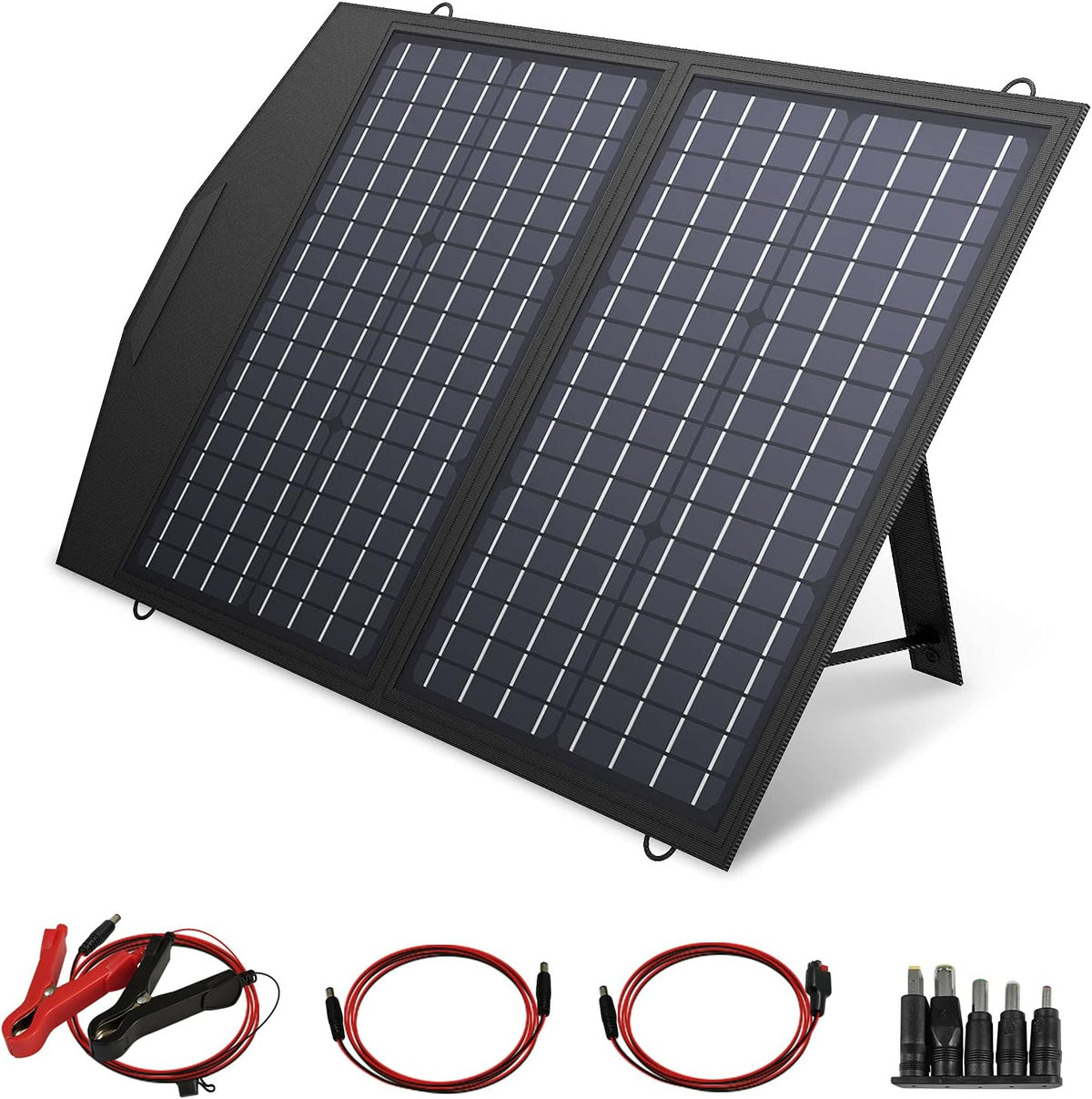 60W Foldable Monocrystalline Waterproof IP66 Portable Solar Panel S59355