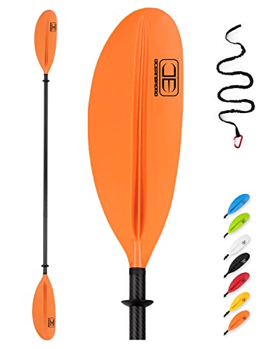 Carbon Fiber Kayak Paddle 90.5in/230cm with Paddle Leash W92692