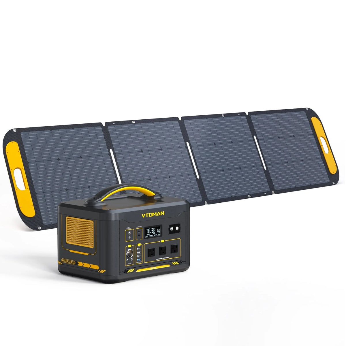 1800W 1548Wh Portable Power Station with AC/DC/USB/Car Ports U417534