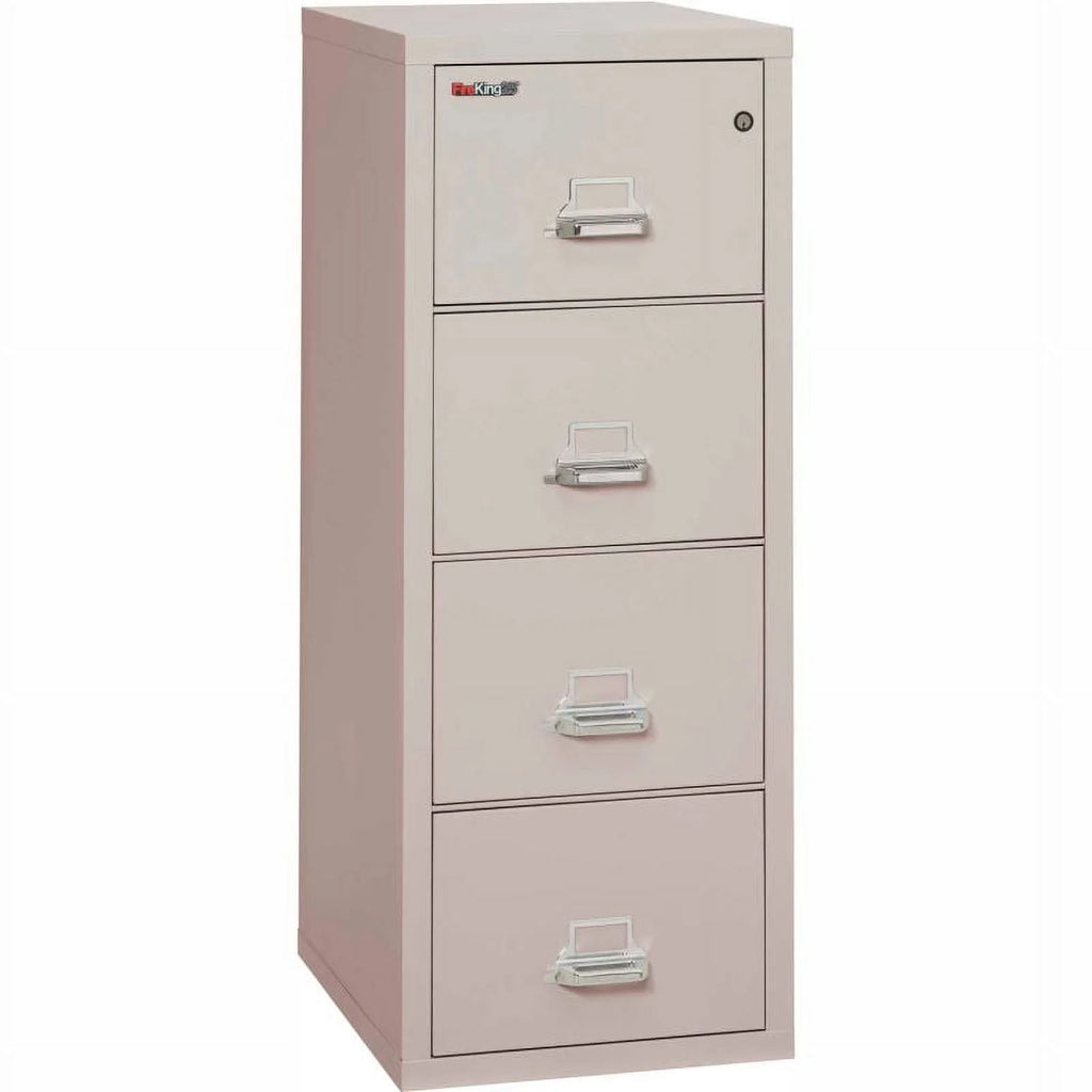 25" Vertical 4-Drawer Letter-Size Fireproof File Cabinet R1272