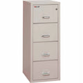 25" Vertical 4-Drawer Letter-Size Fireproof File Cabinet R1272
